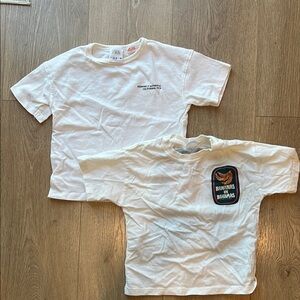 Zara White Short Sleeve Tees Casual Cotton